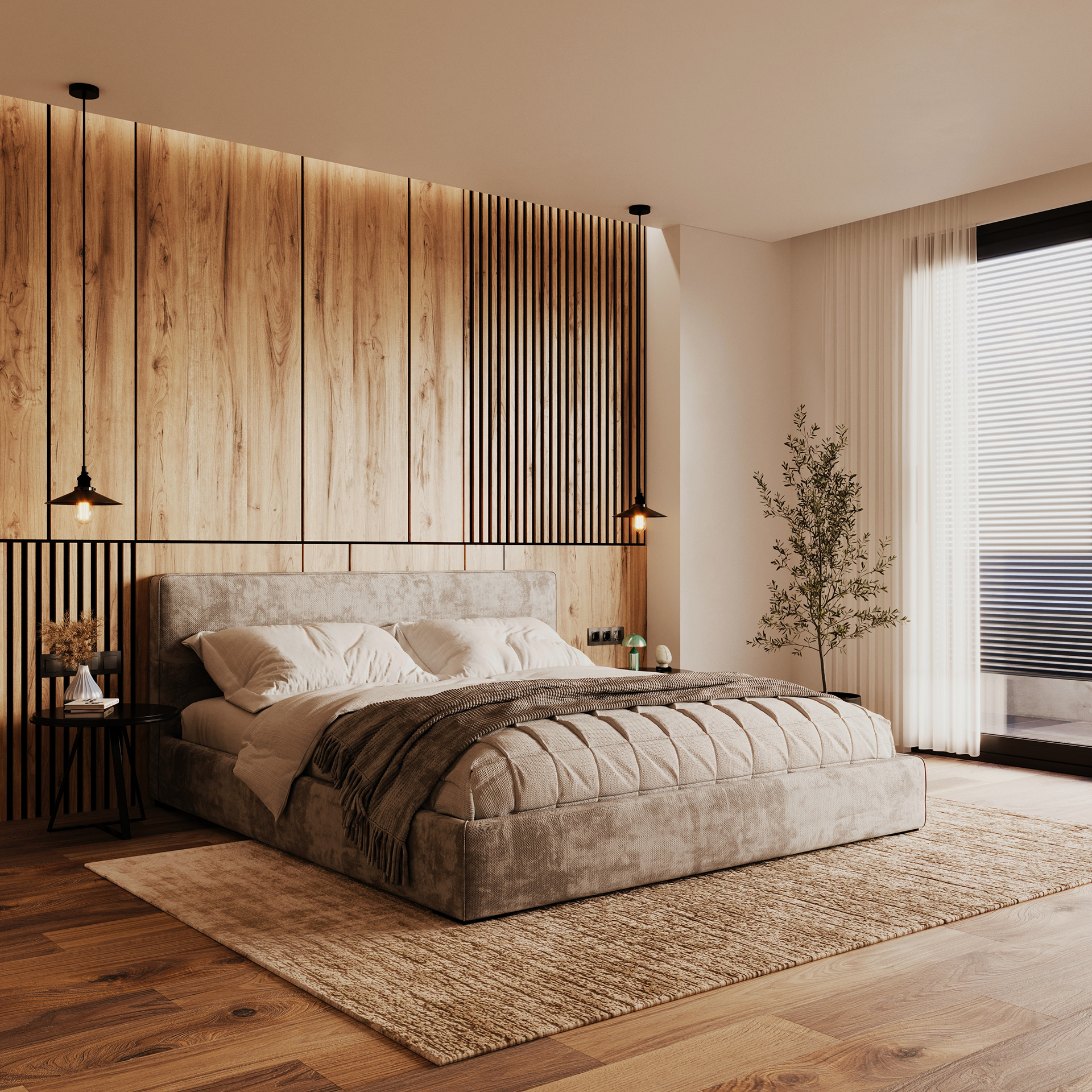 Bedroom suite render