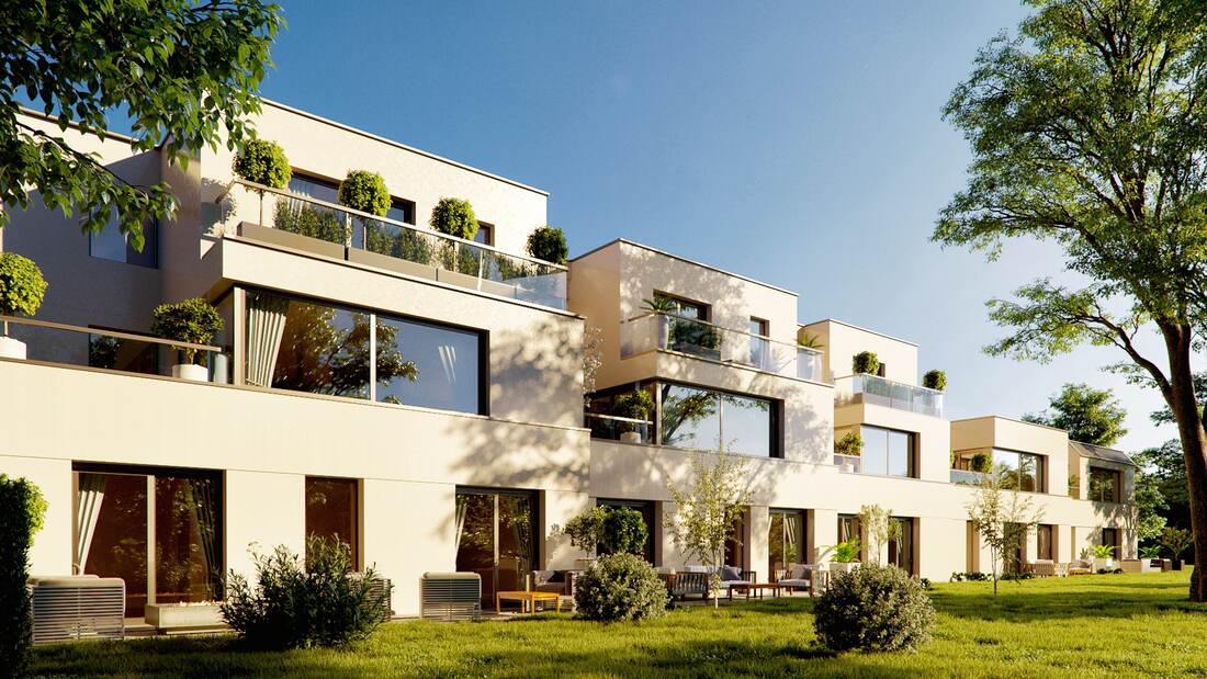 Hillside residence exterior render